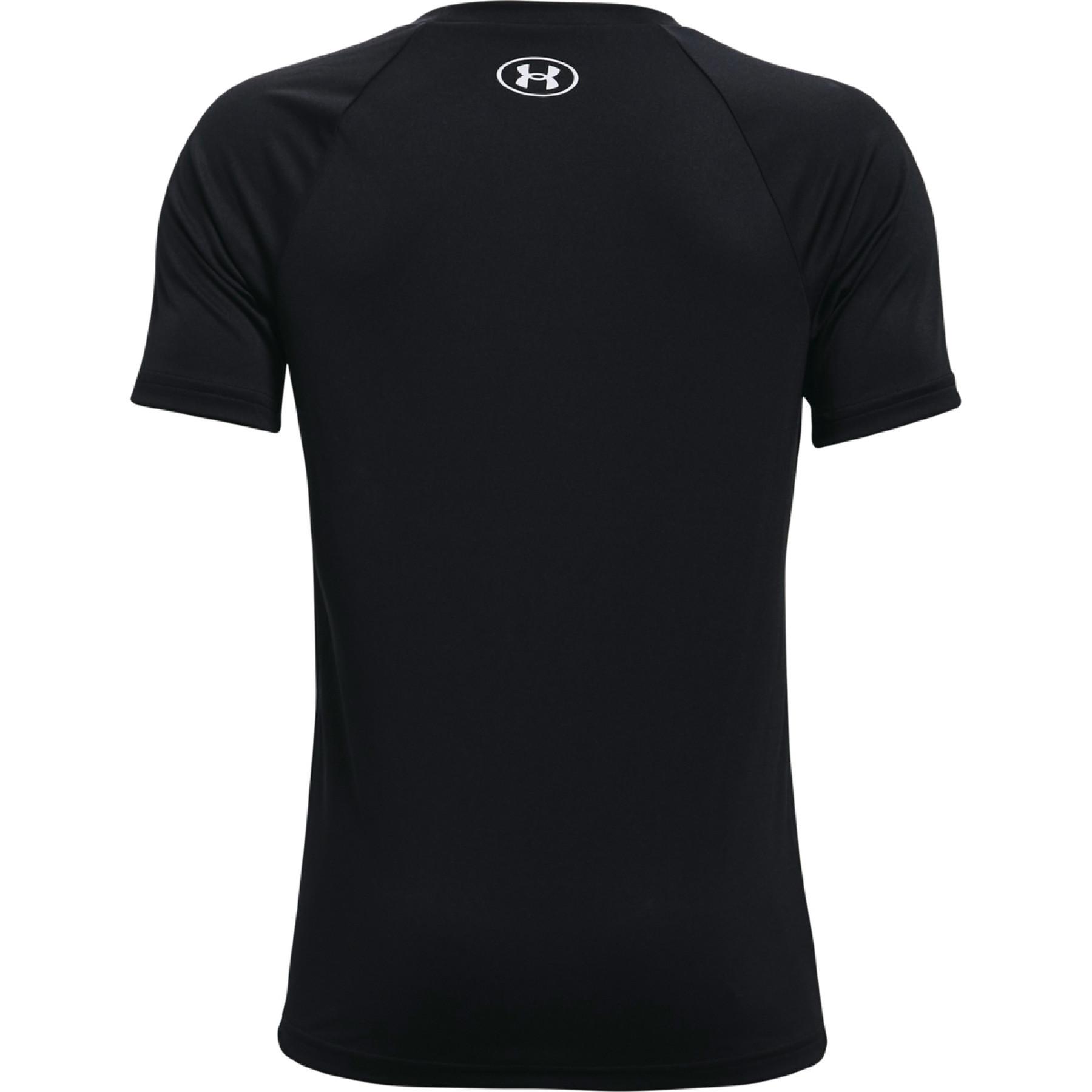 Boy's T-shirt Under Armour à manches courtes Tech Hybrid Print Fill