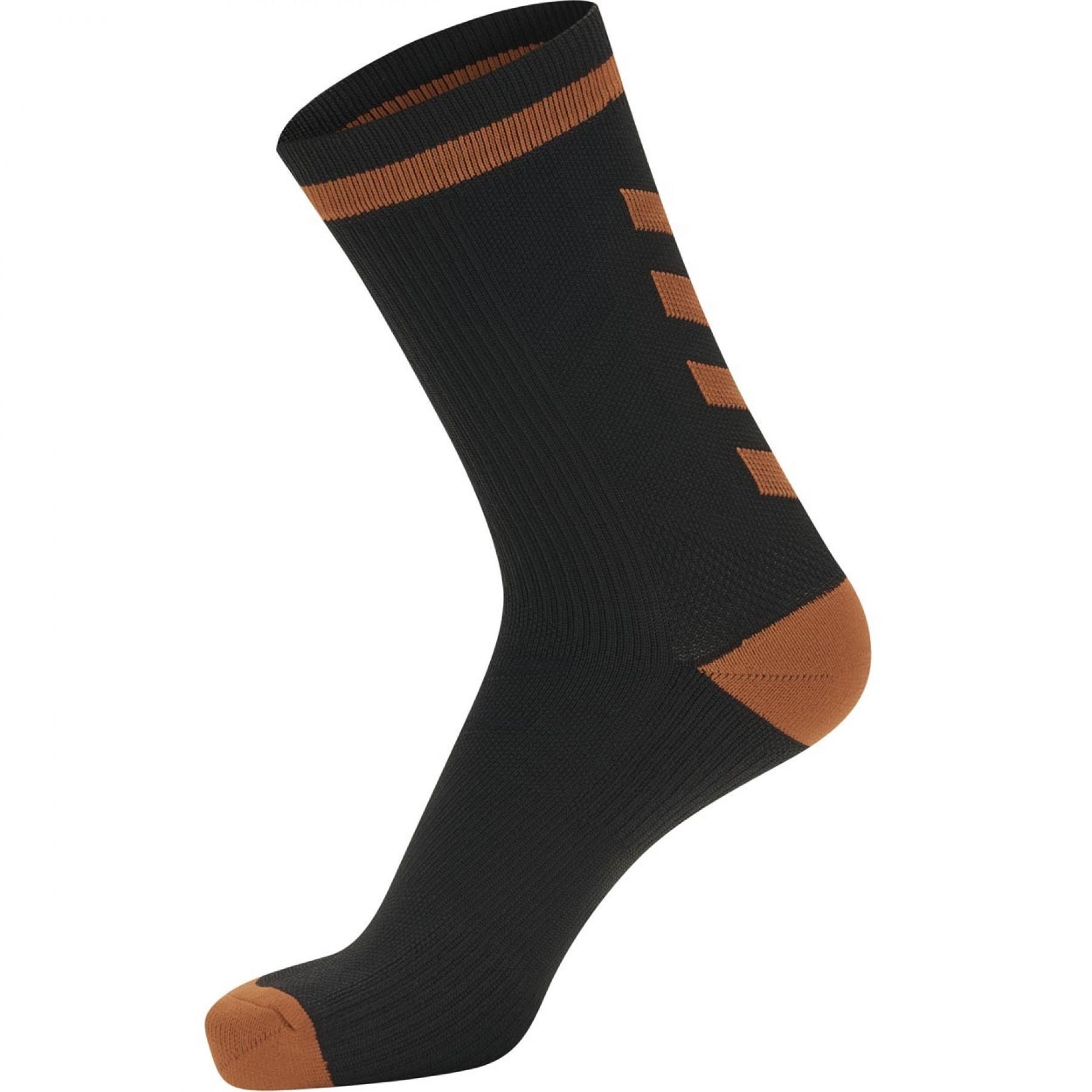 Pack of 3 pairs of dark socks Hummel Elite Indoor Low (coloris au choix)