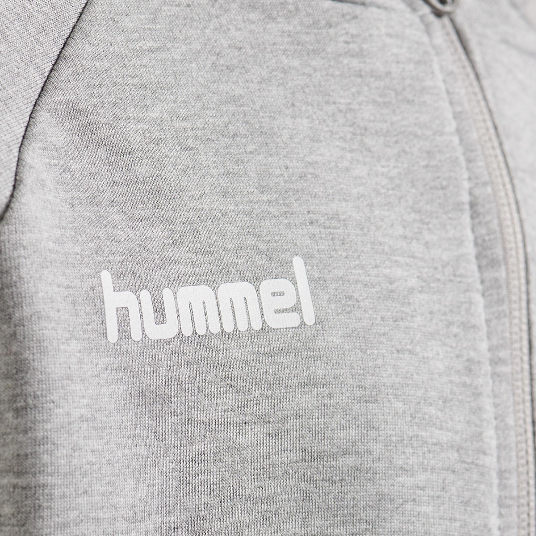 Children's zip-up hooded jacket Hummel hmlGO cotton