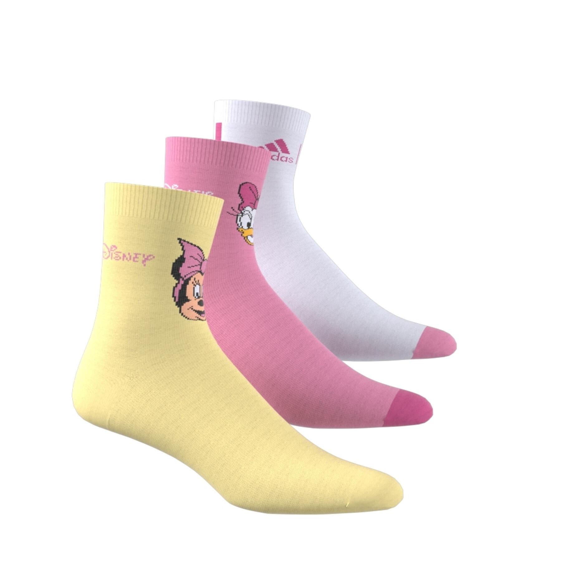 Girls' socks adidas x Disney Minnie and Daisy (x3)