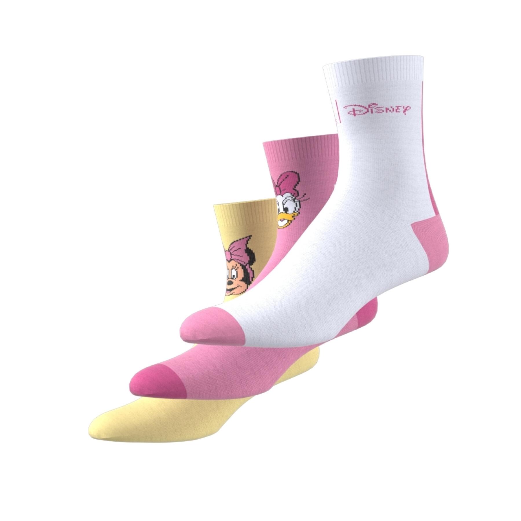 Girls' socks adidas x Disney Minnie and Daisy (x3)