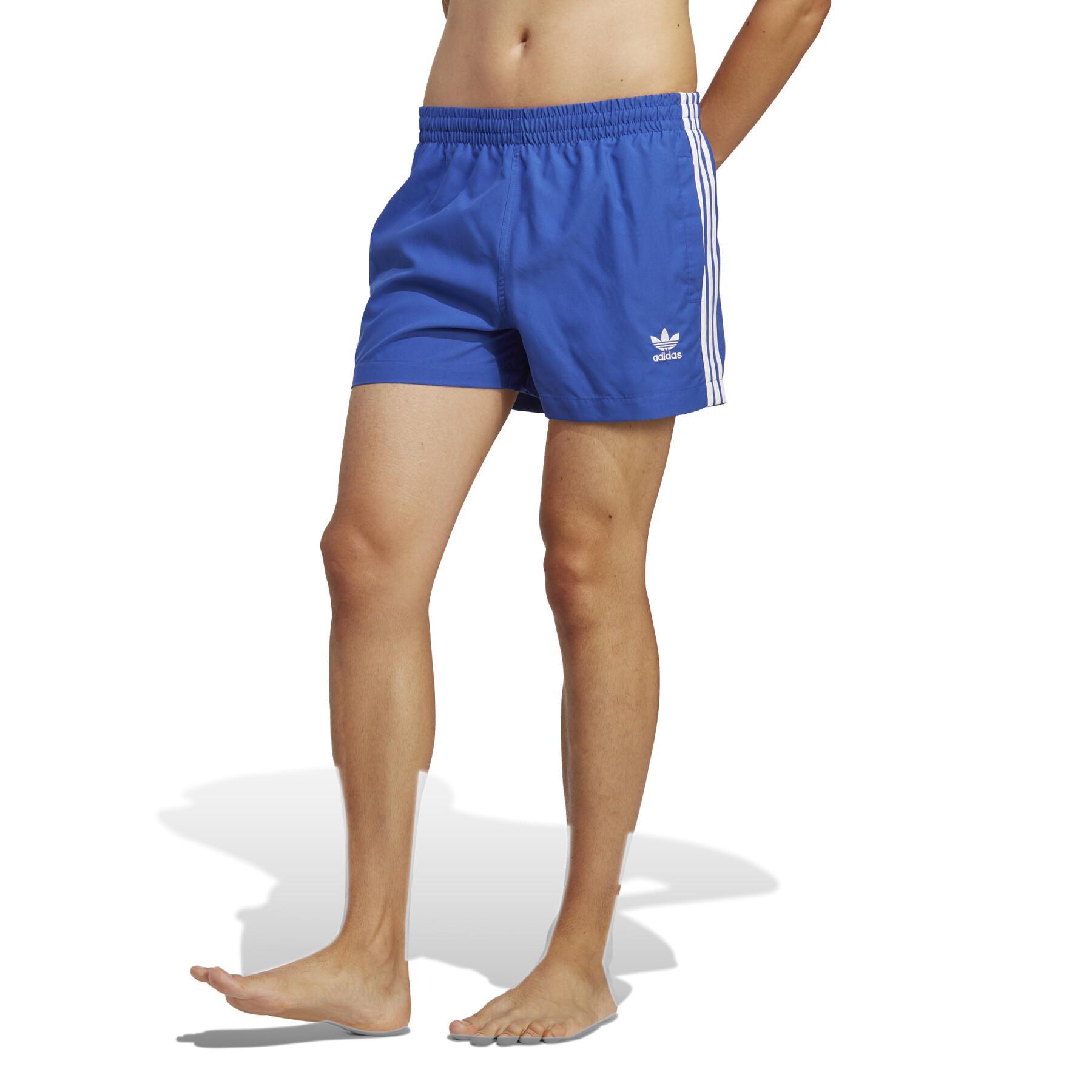 Short swim shorts with 3 stripes adidas Originals Adicolor