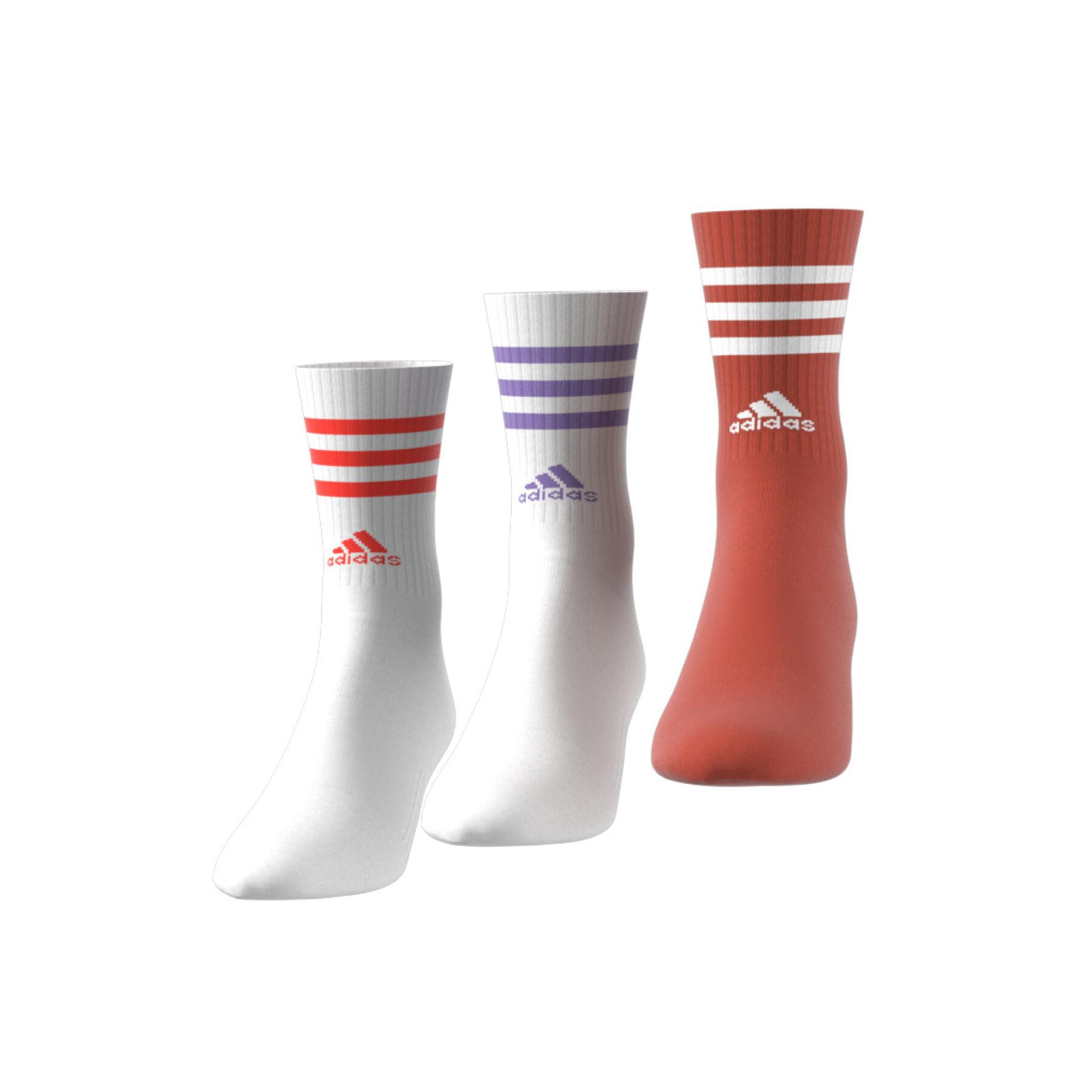Low socks adidas 3-Stripes (x3)