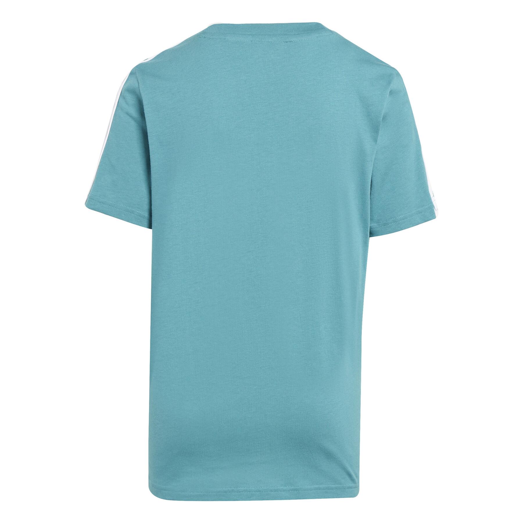 Lifestyle - Child\'s Lifestyle - Colorblock Tiberio Male T-shirt adidas 3-Stripes - T-shirts