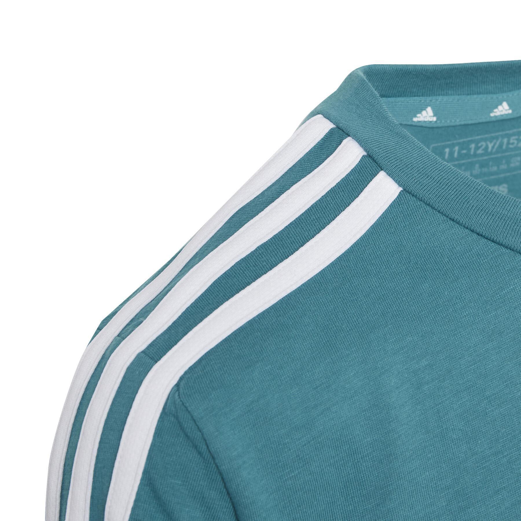 adidas Male Child\'s Colorblock - - T-shirt Lifestyle 3-Stripes Lifestyle Tiberio - T-shirts
