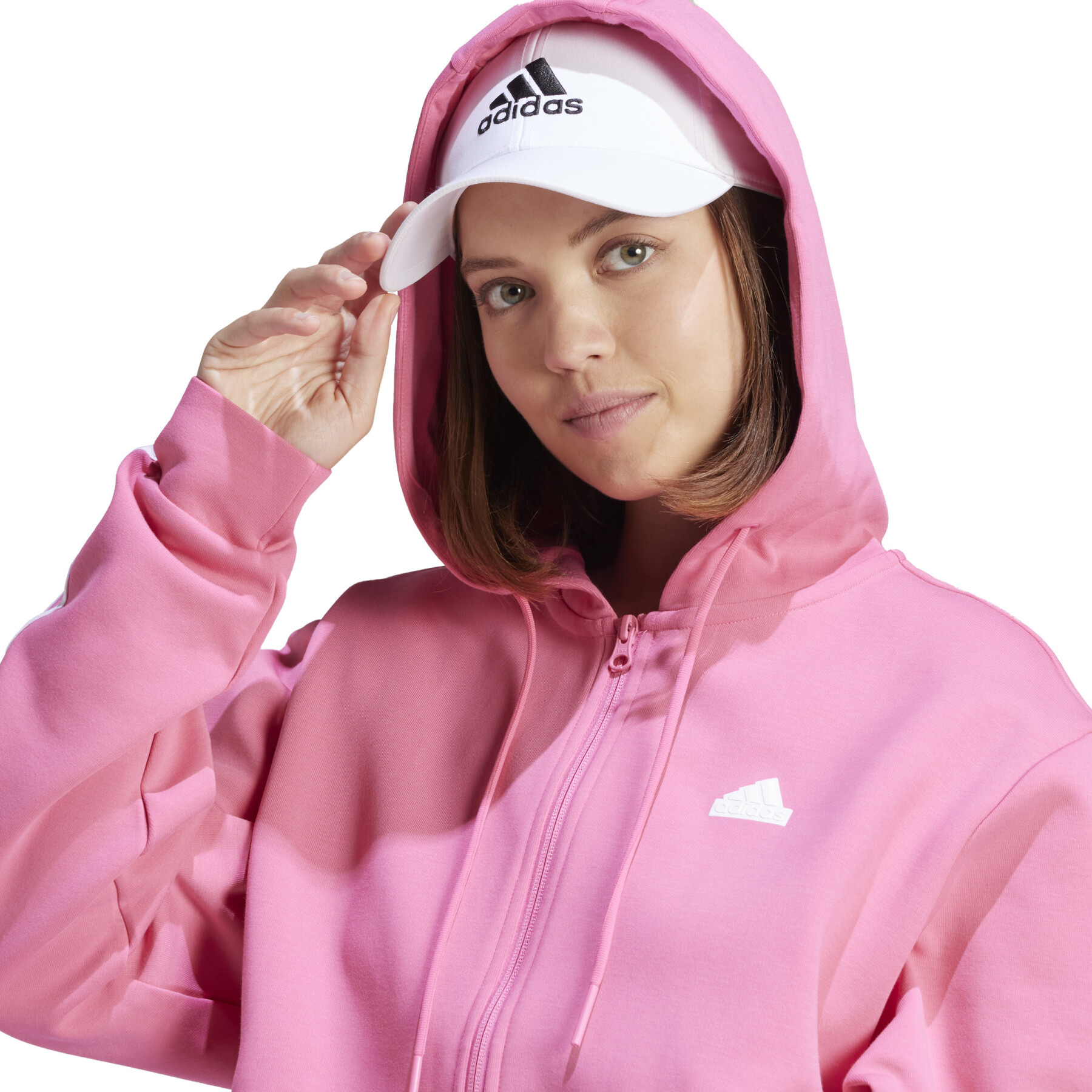 Women's zip-up hoodie adidas Future Icons