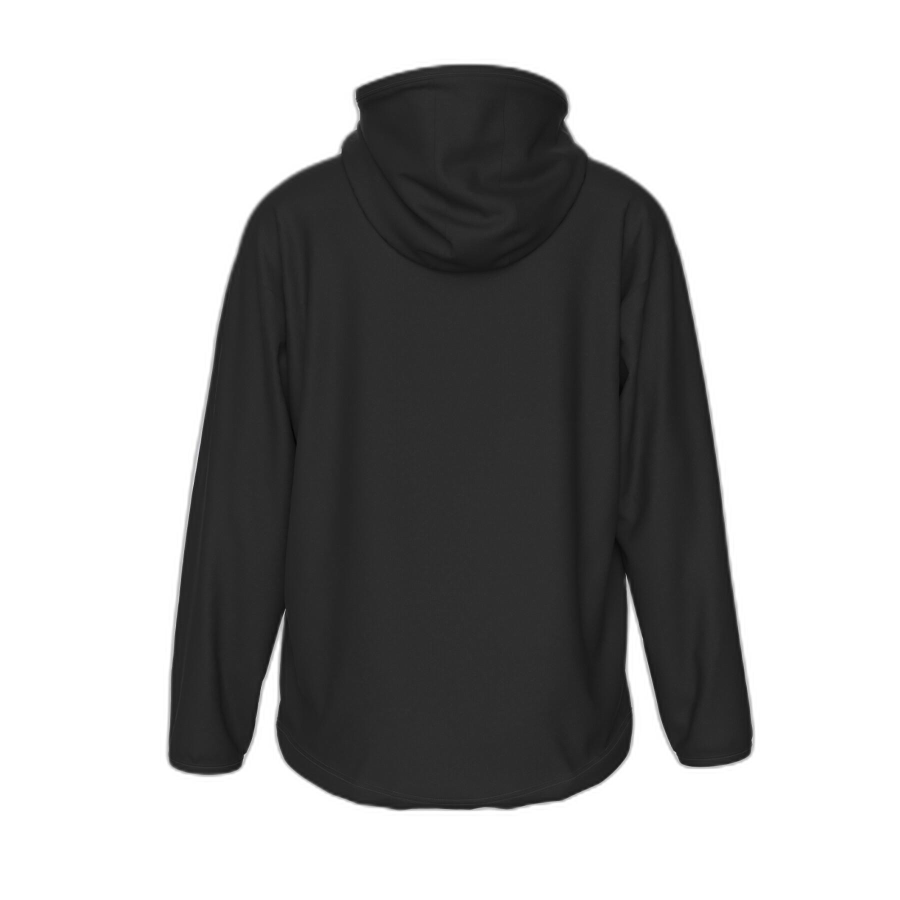 Girl's zip-up hoodie Errea Black Box