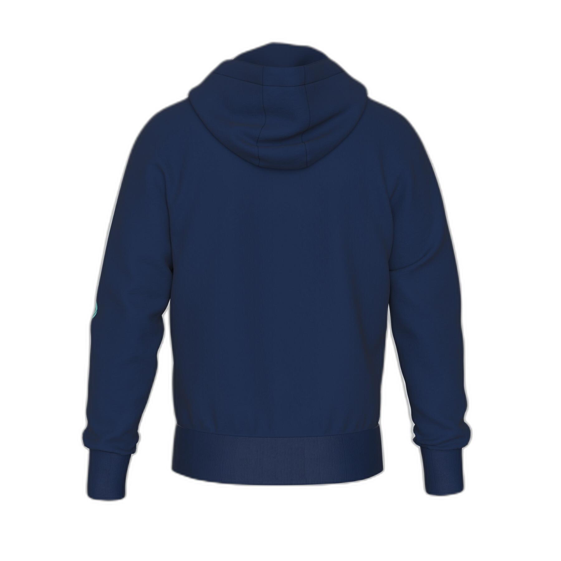 Hooded sweatshirt with zipper Errea Essential