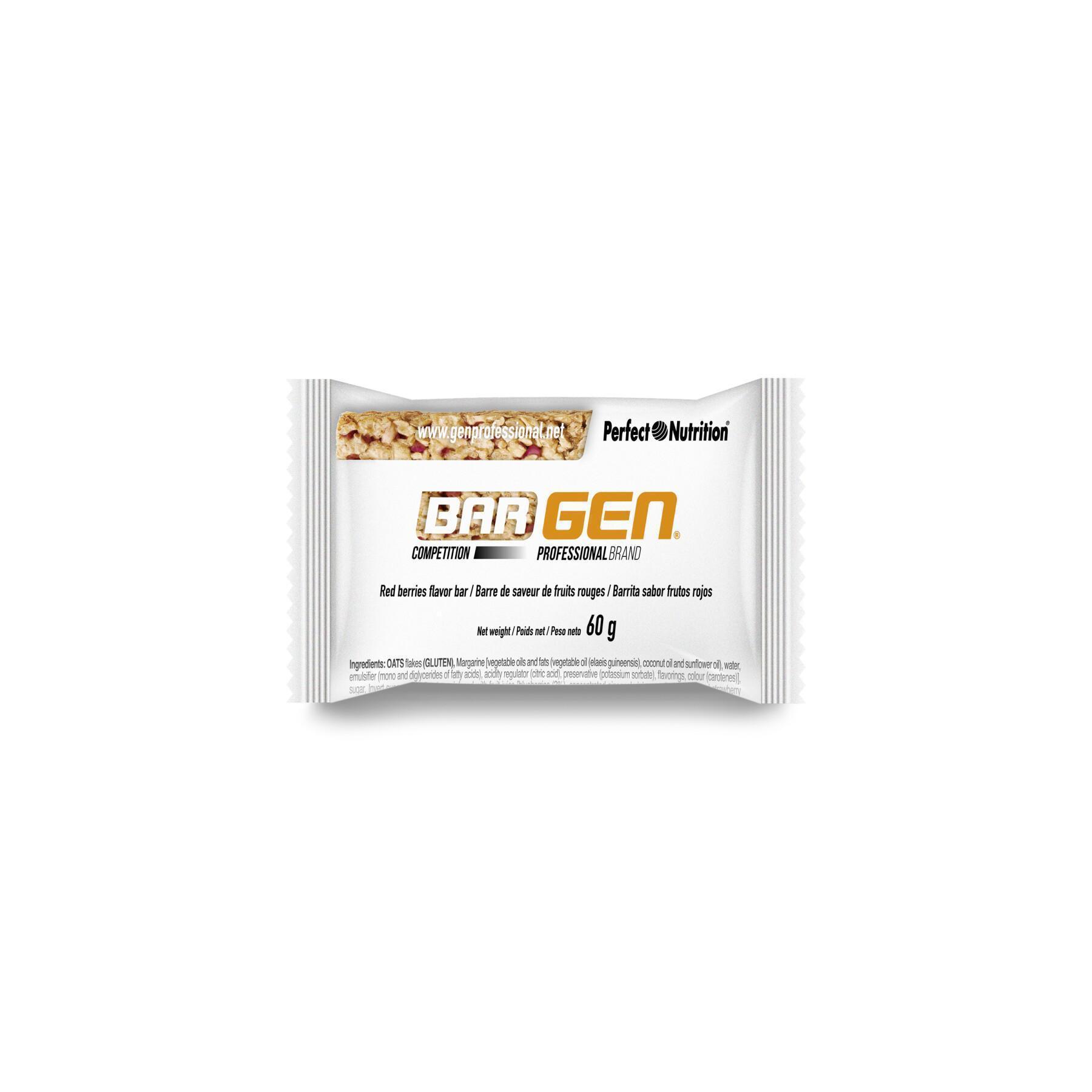 Box of 40 nutrition bars Gen Professional Bargen Competition Red
