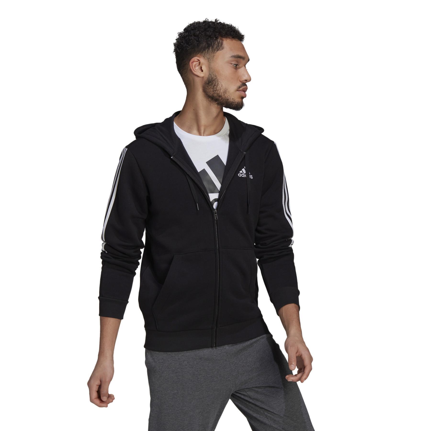 Jacket adidas Essentials Fleece Cut 3-Bandes Track
