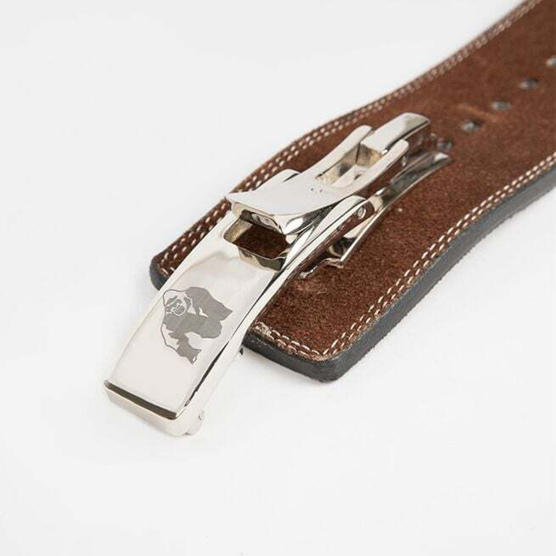 4-inch leather lifting belt Gorilla Wear