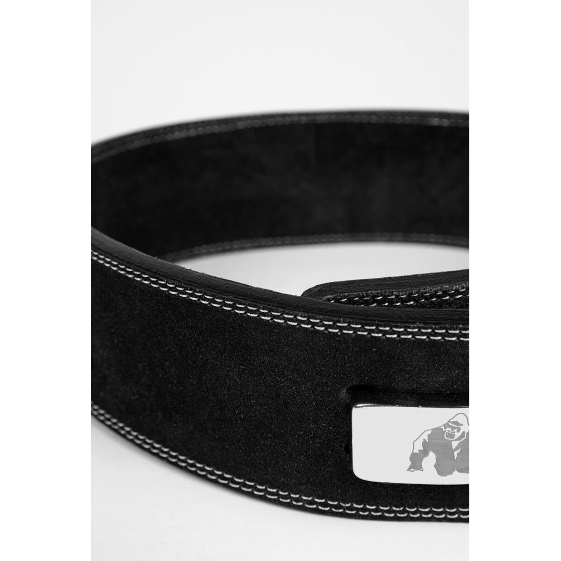 4-inch leather lifting belt Gorilla Wear