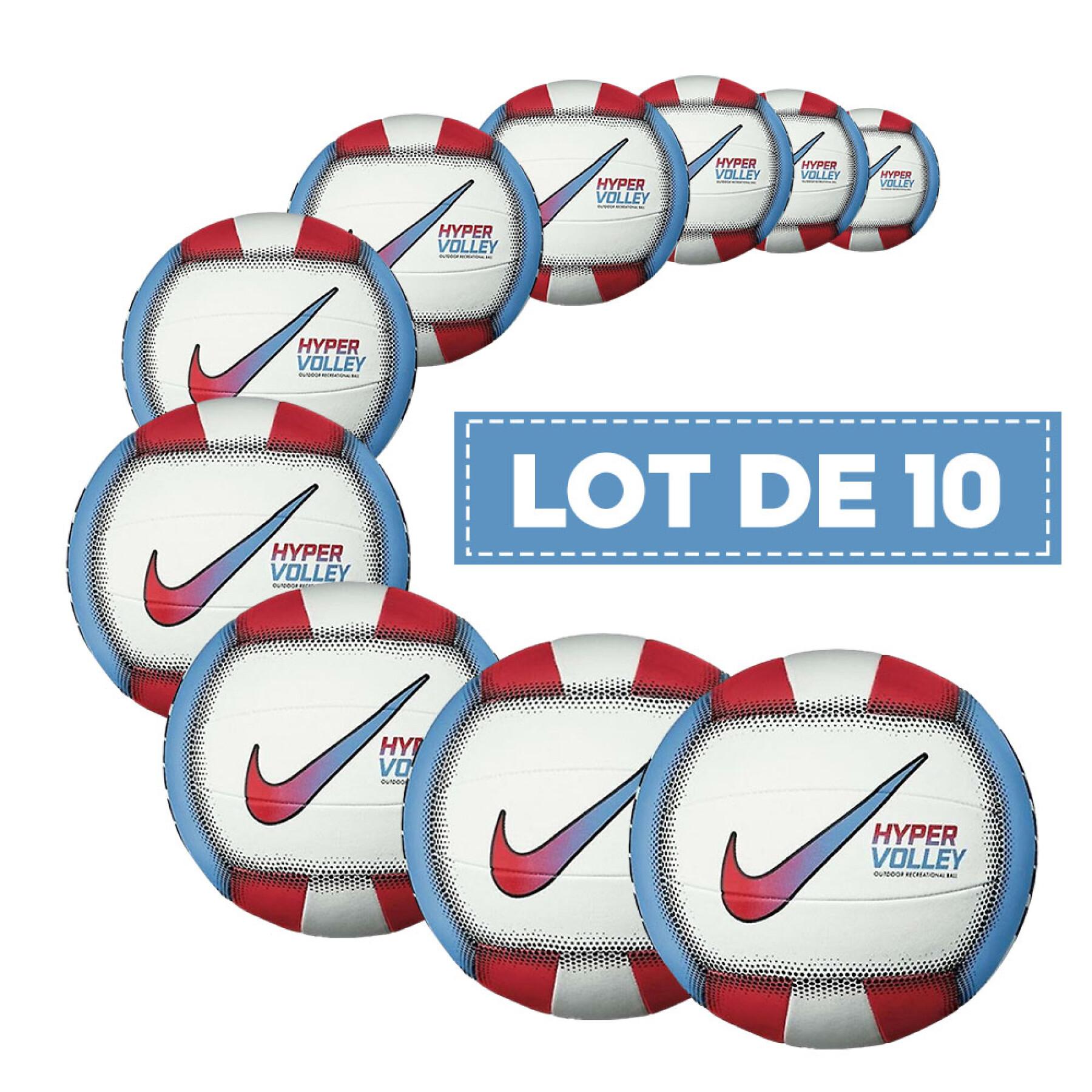 Pack of 10 balloons Nike Hypervolley 18P