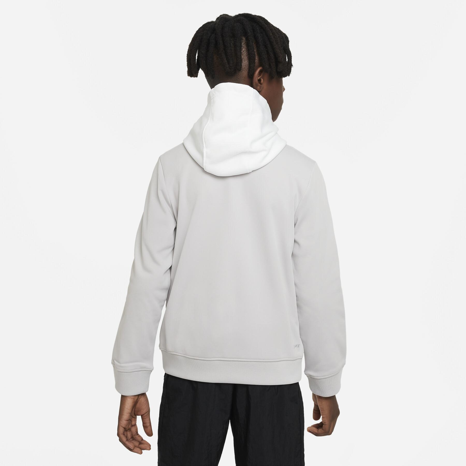 Sweatshirt hooded zipped child Nike Repeat Polyknit