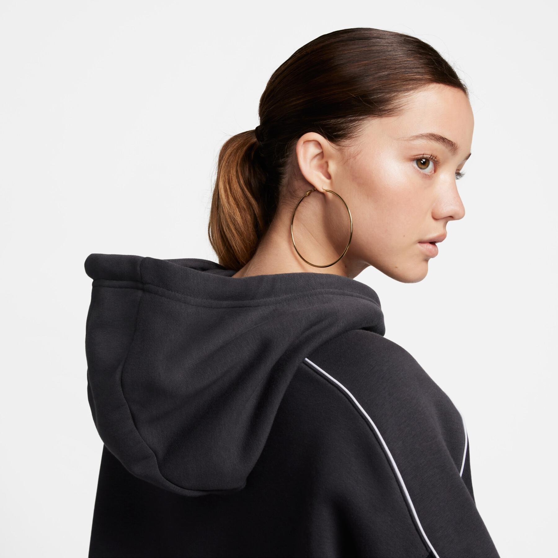 Women's oversized hooded fleece sweatshirt Nike