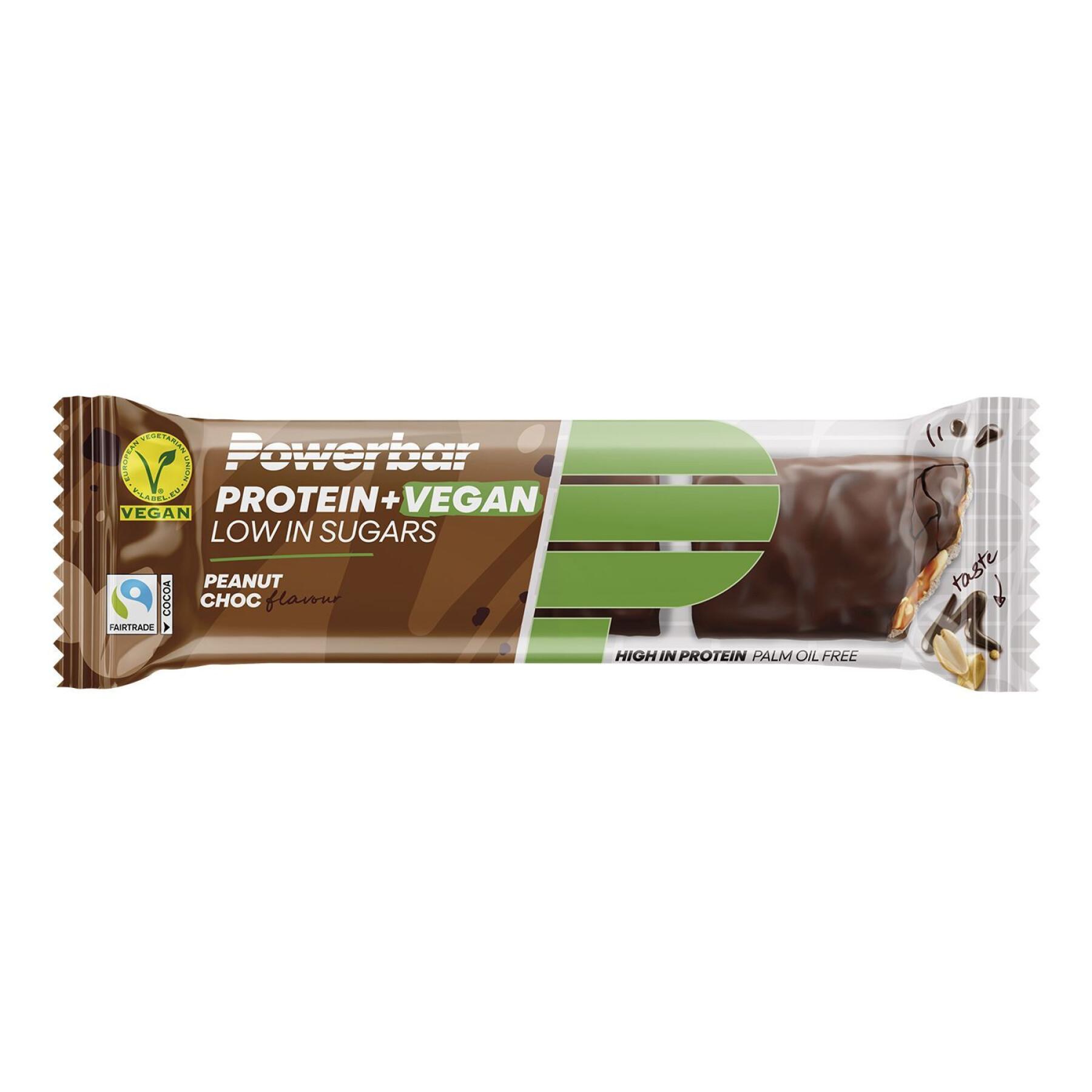 Pack of 12 protein nutrition bars PowerBar Vegan