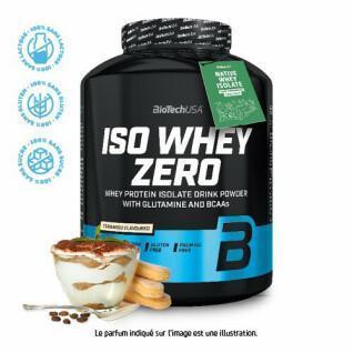 Protein pot Biotech USA iso whey zero lactose free - Tiramisu - 2,27kg