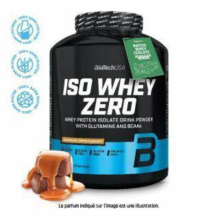 Protein pot Biotech USA iso whey zero lactose free - Chocolat-toffee - 2,27kg