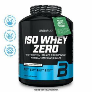 Protein pot Biotech USA iso whey zero lactose free -Black Biscuit - 2,27kg