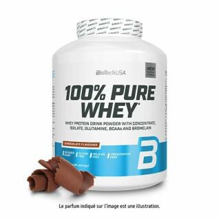 100% pure whey protein jar Biotech USA - Chocolate - 2,27kg (x2)