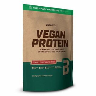 Lot of 10 bags of vegan protein Biotech USA - Fruits des bois - 500g