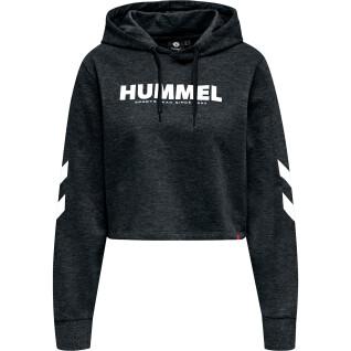 Women's hooded sweatshirt Hummel hmllegacy cropped