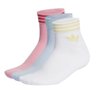 Set of 3 pairs of socks adidas Trefoil