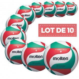 Set of 10 competition balls Molten V5M4500