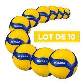 Pack of 10 competition balls Mikasa V300W