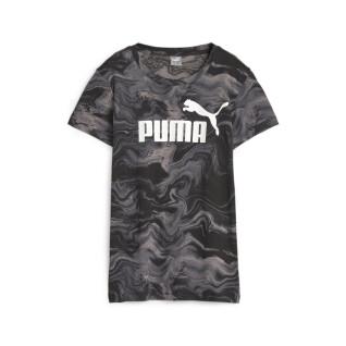 Women's T-shirt Puma Essential Marbleized AOP