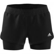 Women's shorts adidas Pacer 3-Bandes Woven Two-in-One