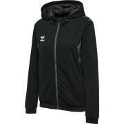 Women's hooded zip-up tracksuit jacket Hummel Authentic