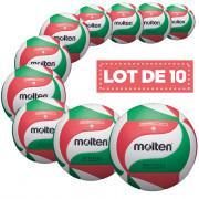 Set of 10 training balls Molten V5M3500