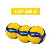 Set of 3 competition balls Mikasa V300W [Taille 5]
