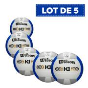 Lot of 5 volleyballs Wilson K1 Gold [Taille 5]
